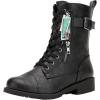 Buckle Combat-928-black Pu