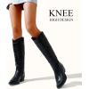 imageVepose Womens Tall Cowboy Boots Knee High Cowgirl Low Heel Comfy Boots for LadiesVintage Cowboy9810black