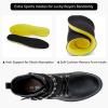 imageVepose Womens Ankle Boots Combat Lace up Booties with Inside ZipperMoto Boots919black