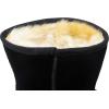 imageVepose Womens Winter Snow Boots Warm Fur Mid Calf Tall Suede Fuzzy Slip on ShoesShort 987 Black