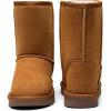 imageVepose Womens Winter Snow Boots Warm Fur Mid Calf Tall Suede Fuzzy Slip on ShoesShort 987 Brown