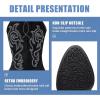 imageVepose Womens Cowboy Mid Calf Boots Cowgirl Western Embroidered Chunky Low Heel 9800 Boots with ZipperBlackmodern Cowboy
