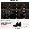 imageVepose Womens Short Ankle Boots Low Heel Western Cutout Perforated BootiesClassic Perf912black Nubuck