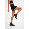 imageVepose Womens Short Ankle Boots Low Heel Western Cutout Perforated BootiesElegant911black Pu