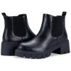 imageVepose Womens 936 Chelsea Ankle Boots Platform Lug Sole Elastic Slip on BootiesBlackclassic936