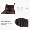 imageVepose Womens 9607 Chelsea Ankle Boots PullOn Booties for WomenBrown