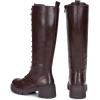 imageVepose Womens 953 Lace Platform Combat Knee High Boots with Comfort Chunky HeelWhisky