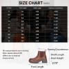 imageVepose Womens 936 Chelsea Ankle Boots Platform Lug Sole Elastic Slip on BootiesAclassic936mocha Brown