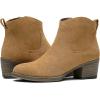 imageVepose Womens 9001 Suede Leather Ankle Boots Dressy Short Booties with Inner Zipper for LadyCamel9001