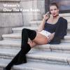 imageVepose Womens Aria Thigh High Over The Knee Boots Cute Suede Long Boots with High Heel and Inner ZipperBlack