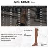 imageVepose Womens Aria Thigh High Over The Knee Boots Cute Suede Long Boots with High Heel and Inner ZipperMocha Brown