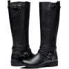 imageVepose Womens Riding Knee High Boots Calf Tall Stretch Retro Low Heel 952 Boots with ZipperBlackriding 952