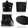 imageVepose Womens Riding Knee High Boots Calf Tall Stretch Retro Low Heel 952 Boots with ZipperBlackriding 955