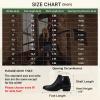 imageVepose Womens Short Ankle Boots Low Heel Western Cutout Perforated BootiesElegant911black Pu