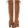 imageVepose Womens Thigh High Black Over The Knee Boots Tall Suede Knee High 996 BootCamelimitation Grain996