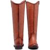 imageVepose Womens Knee High Boots 956 Wide Calf Zipper Tall Fashion BootsBrown