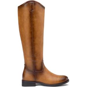 imageVepose Womens Knee High Boots 956 Wide Calf Zipper Tall Fashion BootsCamel