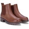 imageVepose Womens 9607 Chelsea Ankle Boots PullOn Booties for WomenMocha Brown