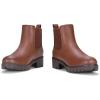 imageVepose Womens 9607 Chelsea Ankle Boots PullOn Booties for WomenMocha Brown