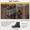imageVepose Womens 910 Ankle Boots Lace up Flat Fashion Combat Booties Low HeelAnkle Booties910grey