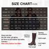 imageVepose Womens 953 Knee High Combat Boots Chunky Platform Heel Lace Up Gothic Punk Work Boots for Dresses and JeansWhisky