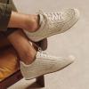 image:imageVepose Womens Casual Breathable Fashion Sneakers 8206 Trendy Lightweight Vintage Mesh Shoes Lace up TrainersBeige01