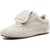 image:imageVepose Womens Fashion SneakersCasual Walking Square Toe 8203 Comfortable Vintage Breathable Woven Raffia ShoesBeige01