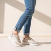 image:imageVepose Womens Fashion Sneakers 2026 Comfortable Lightweight Braided Casual Footwear with Arch Support 8216 Lace up Tennis Walking Shoes for Daily WearBeige Pu8216sneakers01