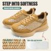 image:imageVepose Womens Fashion Sneakers 2026 Comfortable Lightweight Braided Casual Footwear with Arch Support 8216 Lace up Tennis Walking Shoes for Daily WearBrown8216sneakers