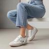 image:imageVepose Womens Fashion Sneakers 8200 Arch Support Comfortable 2026 Tennis Walking ShoesWhite Grey01