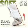 image:imageVepose Womens Fashion Sneakers 8200 Arch Support Comfortable 2026 Tennis Walking ShoesWhite Greysneaker 8200