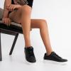 image:imageVepose Womens Walking Sneakers White Dressy Tennis Shoes with Arch Support Lace up Casual Low Top Fashion Travel ShoesAblack8003