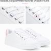image:imageVepose Womens Walking Sneakers White Dressy Tennis Shoes with Arch Support Lace up Casual Low Top Fashion Travel ShoesAwhite Pink8003