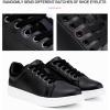 image:imageVepose Womens Walking Sneakers White Dressy Tennis Shoes with Arch Support Lace up Casual Low Top Fashion Travel ShoesBlack