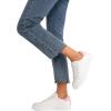 image:imageVepose Womens Walking Sneakers White Dressy Tennis Shoes with Arch Support Lace up Casual Low Top Fashion Travel ShoesWhite Pink