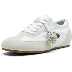 image:imageVepose Womens Fashion Sneakers 8200 Arch Support Comfortable 2026 Tennis Walking ShoesWhite Grey01