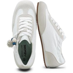 image:imageVepose Womens Fashion Sneakers 8200 Arch Support Comfortable 2026 Tennis Walking ShoesWhite Greysneaker 8200