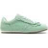 image:imageVepose Womens Casual Dressy Retro Gat Fashion Sneakers Square Toe Suede Woven Raffia Lace Walking Tennis Shoes Comfortable Cute Memory Foam Lightweight Everyday Travel 8205Green Woven01