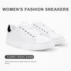 image:imageVepose Womens Casual Fashion Sneakers Memory Foam Cute Tennis Shoes Low Top Lace Up Comfortable Walking Footwear for Everyday Work Travel 8002A8002white Black