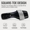 image:imageVepose Womens Low Chunky Heel 22 Inch Sandals Square Open Toe Dress 6109 Sandals Comfortable SlipOn Design with Rhinestones Sexy Evening Party ShoesBlack Rhinestone