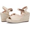 image:imageVepose Womens Wedge Sandals Peep Toe 33 Inch High Heel Platform Espadrilles Dressy Comfortable Summer Vacation Trendy Ankle Strap Buckle Shoes Work Wedding 880High Wedge880natural