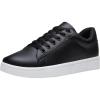 image:imageVepose Womens Casual Fashion Sneakers Memory Foam Cute Tennis Shoes Low Top Lace Up Comfortable Walking Footwear for Everyday Work Travel 8002A8002black