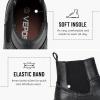 image:imageVEPOSE Womens Chelsea Boots 9519 Slip on Platform Chunky Heel Round Toe Ankle Boot with Elastic BandBlackchelsea Boots9519