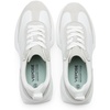 image:imageVepose Womens Lightweight Platform Sneakers Chunky Casual Tennis Shoes Memory Foam Non Slip Suede Raffia PU Lace Up Everyday Walking Travel Office 8216White Grey8216sneakers01