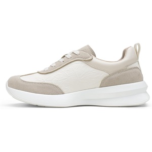 image:imageVepose Womens Lightweight Platform Sneakers Chunky Casual Tennis Shoes Memory Foam Non Slip Suede Raffia PU Lace Up Everyday Walking Travel Office 8216Beige Pu8216sneakers01