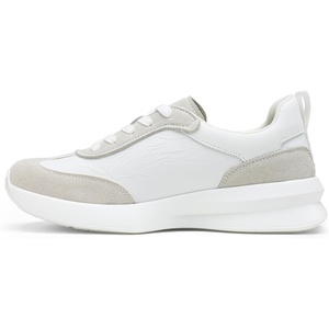 image:imageVepose Womens Lightweight Platform Sneakers Chunky Casual Tennis Shoes Memory Foam Non Slip Suede Raffia PU Lace Up Everyday Walking Travel Office 8216White Grey8216sneakers01