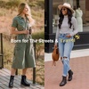 image:imageVepose Womens 916 Ankle Boots Combat Lace up Short Booties with Inside ZipperDark Tan