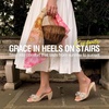 image:imageVepose Womens Embellished Woven Raffia Heeled Sandals Approx 3 Inch Flared Block Chunky Sculptural Slip on Mule Heels  Square Open Toe Business Casual Wedding Guest Shoes 6102Nude Bow
