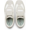 image:imageVepose Womens Retro GAT Sneakers Suede Raffia Fashion Trainers Removable Flap Square Toe Memory Foam Non Slip Casual Everyday Walking Tennis Shoes Travel 8203White Grey01