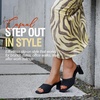 image:imageVepose Womens Slip On Heeled Sandals Approx 3 Inch Slim Block Heel Square Open Toe Knit Mesh Woven Mules  Comfortable Dressy Shoes for Wedding Guest 6108Black